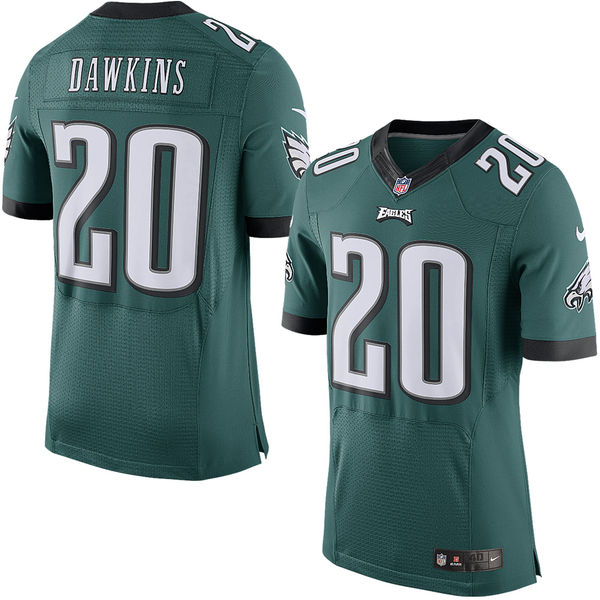 Nike Philadelphia Eagles Customized Midnight Green Stitched Elite Men's NFL Jersey